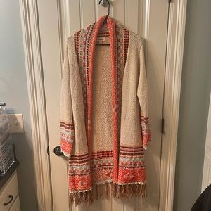 Fun colored cardigan